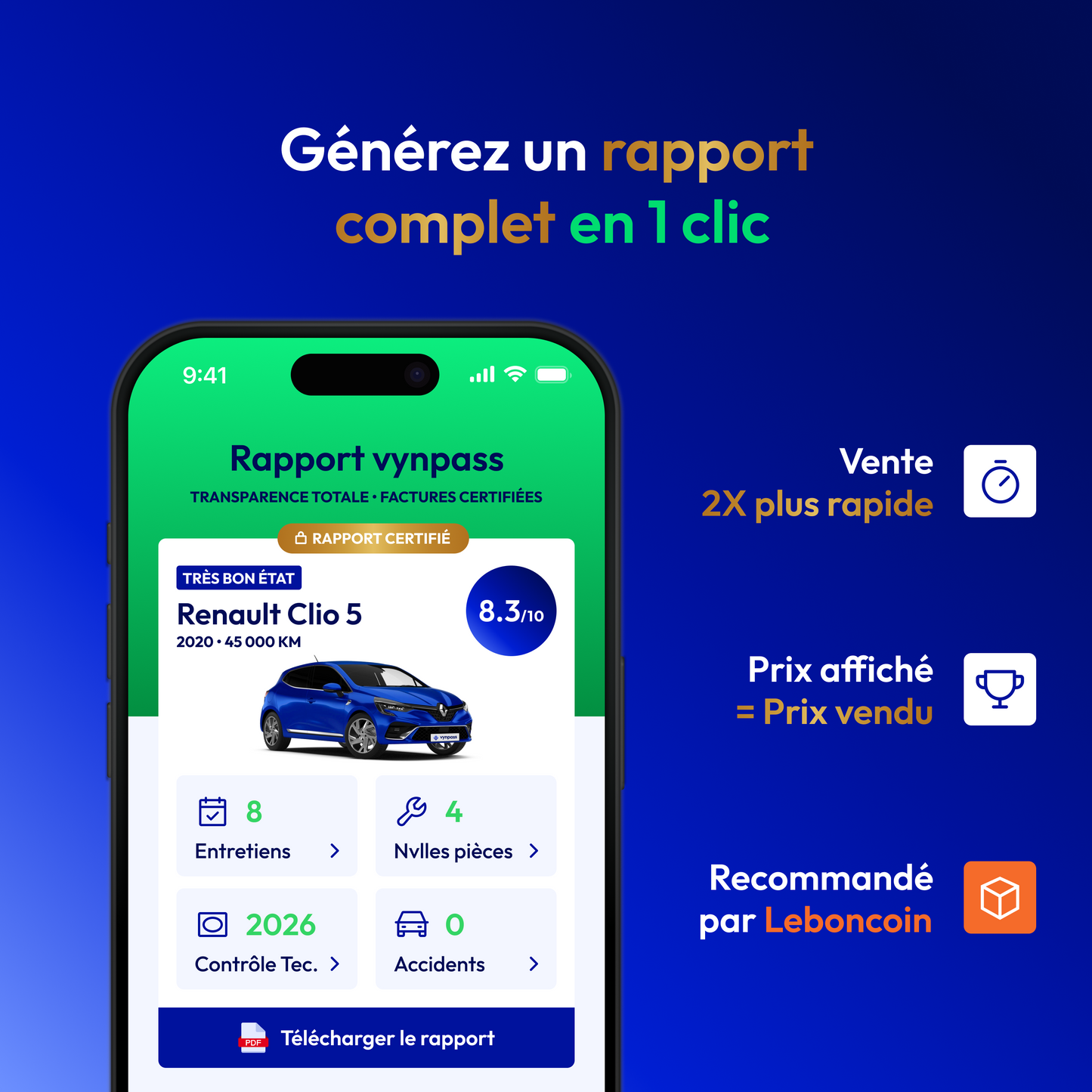 Le passeport digital dont ta voiture a besoin.