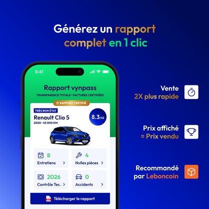 Le passeport digital dont ta voiture a besoin.